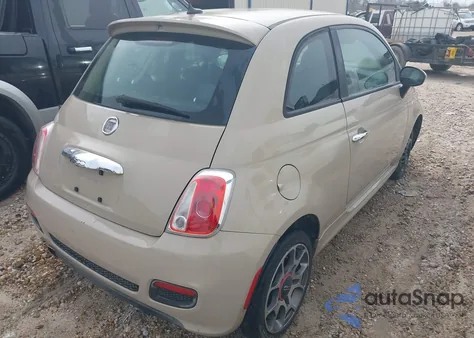 2012 Fiat 500 Sport из США, поврежденный, VIN 3C3CFFBR4CT314210